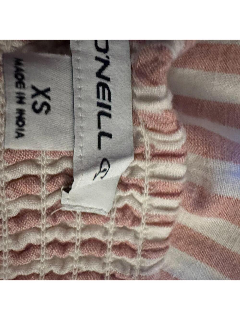 O’Neill Pink Cream Striped Wide Leg Beach Pants Size XS - Picture 5 of 5